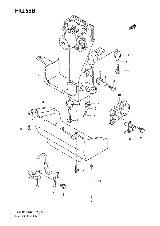 GSF1200 Abshydraulikei