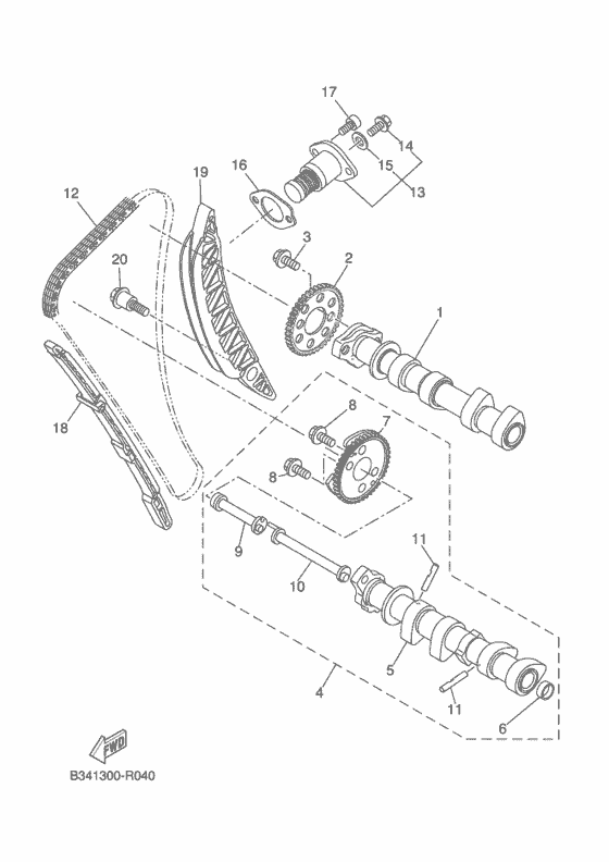 Camshaft & chain
