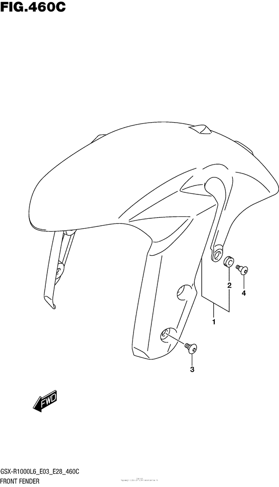Front Fender (Gsx-R1000L6 E33)
