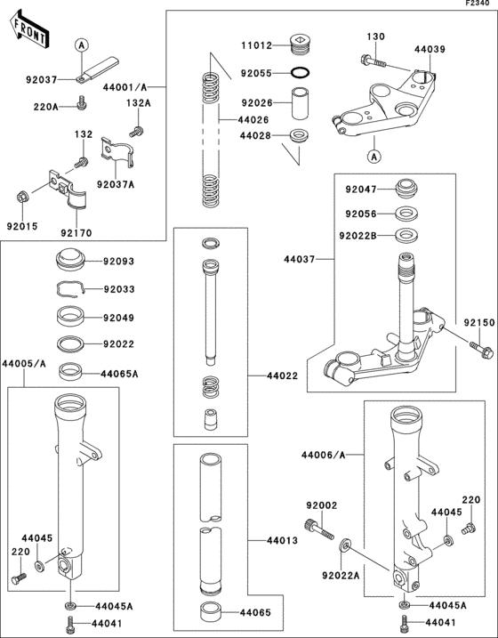 Front fork(1/2)