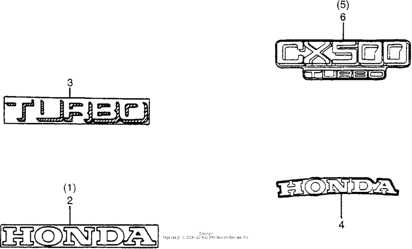 CX500 Лейбл предостережения