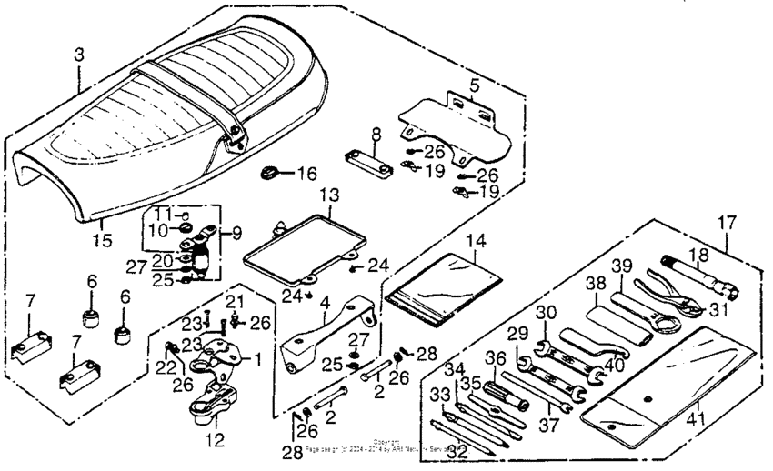 Seat + tool