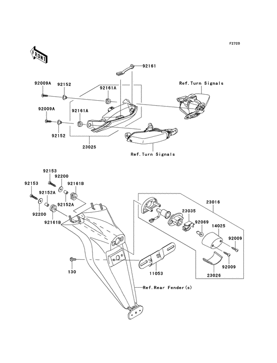 Taillight unit ass`y