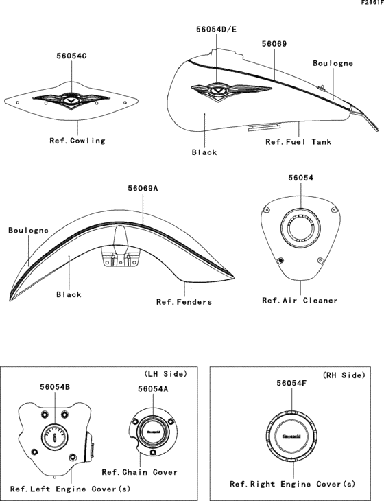 VN1700 Decals(black / boulogne)(ccf)(ca,us)
