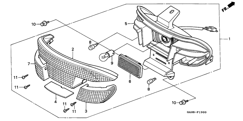 Rear combination dummy