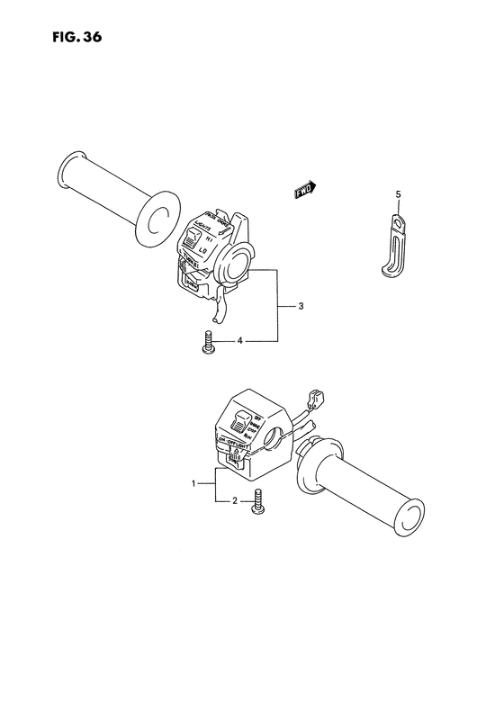 GSX1100 Рулевой переключатель