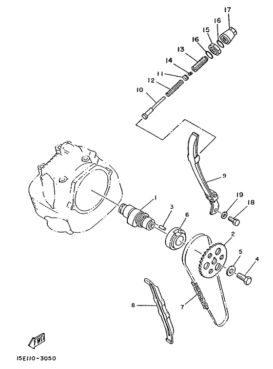 XT125 Camshaft. chain