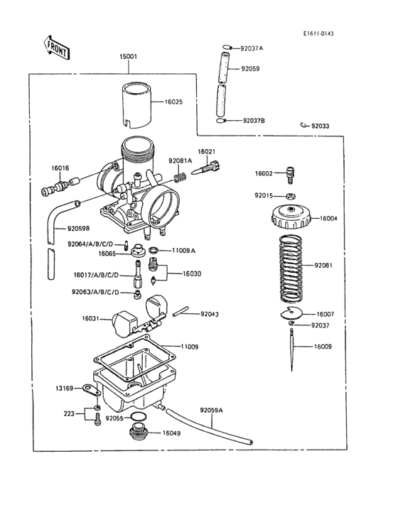 KX60 Carburetor(1 / 2)(kx60-b4 / b5)