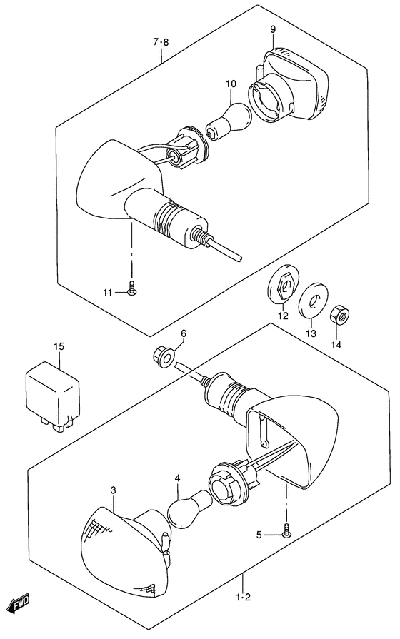 GSX750 Поворотники