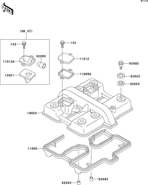 EN500 Крышка головки цилиндров