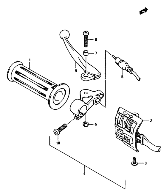 Left handle switchfor p02,p04,p16,p18,p25,p39,p41