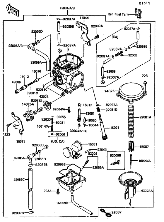 Carburetor assy