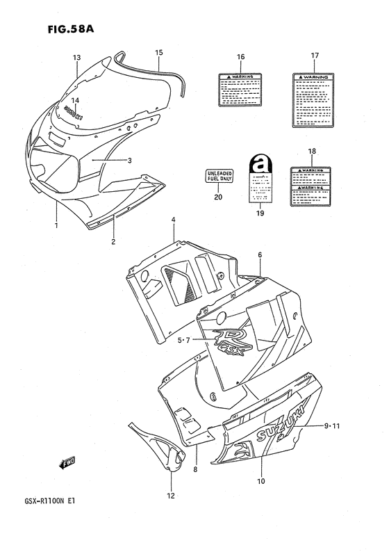 Cowling body