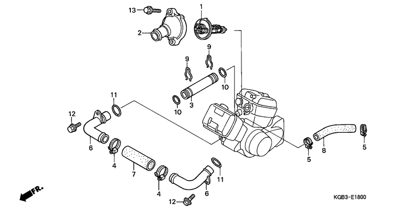 Water hose connection