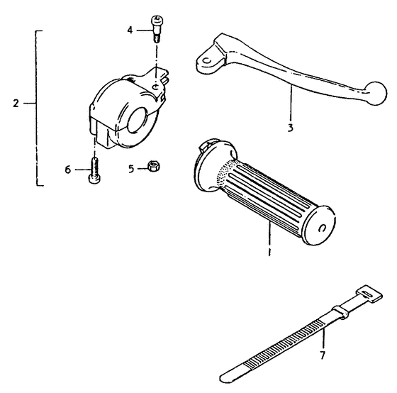 Right handle switch