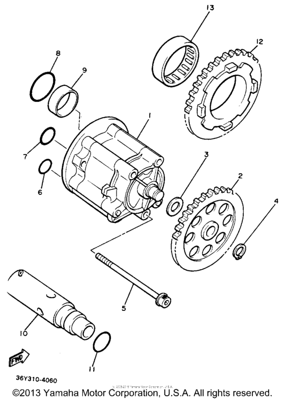 FJ1200S Масляный насос