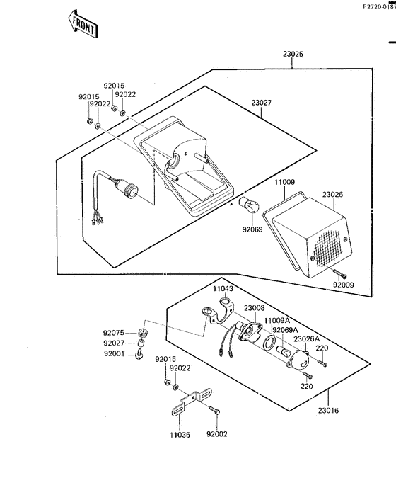 Taillight unit ass`y