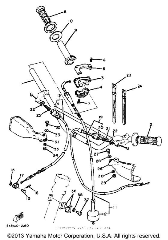 Handlebar-cable