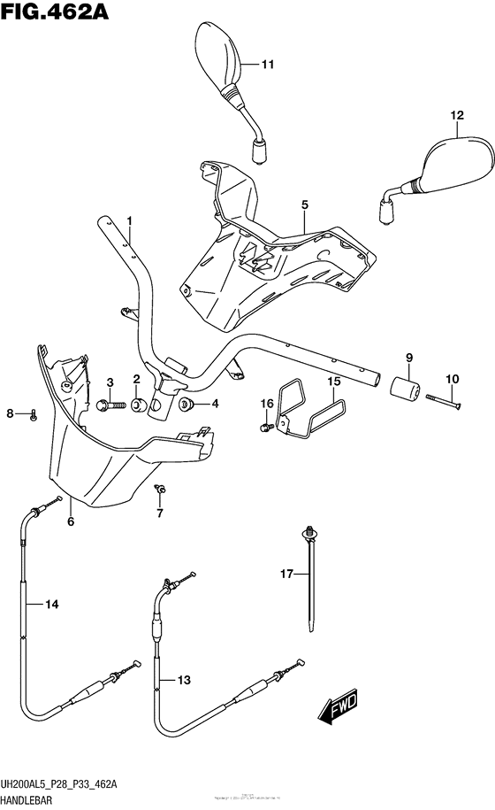 Handlebar (Uh200Al5 P28)