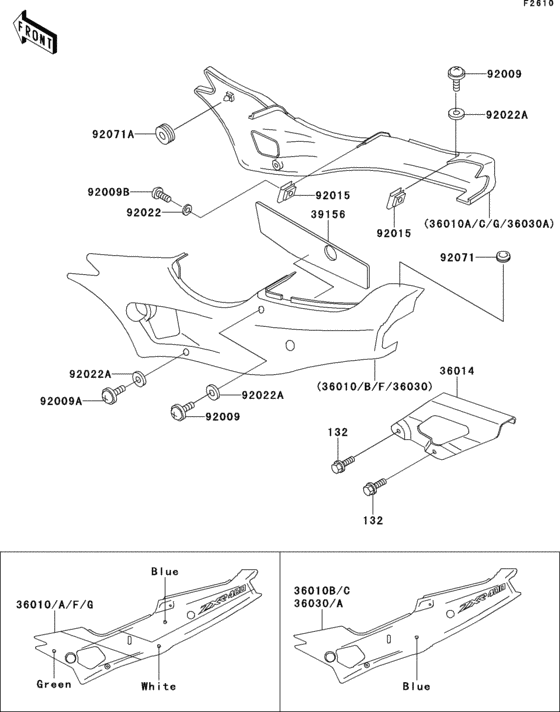 Side cover/chain case(1/2)(zx400-l1)