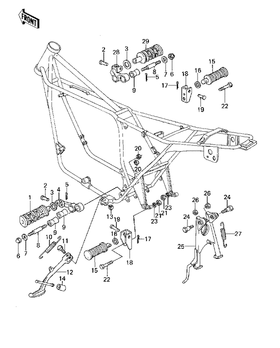 Footrests/stands