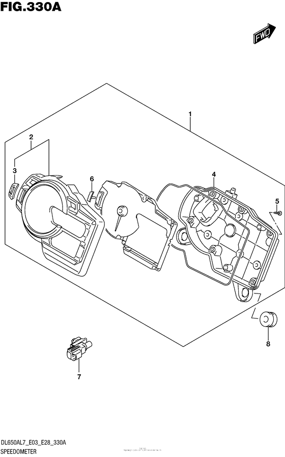 Speedometer (Dl650Al7 E03)