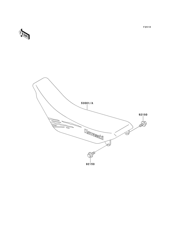 KX125 Сиденье