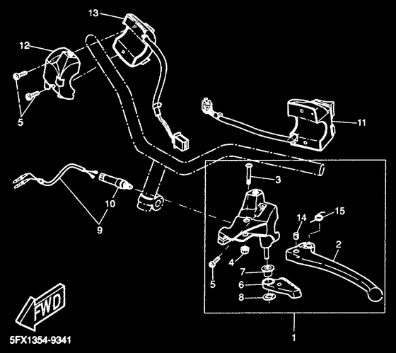 CW50RS Handle switch. lever