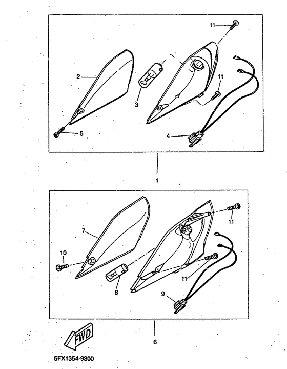 CW50RS Поворотники