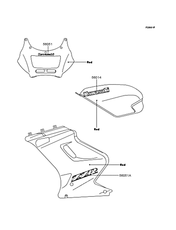 EX250 Наклейки