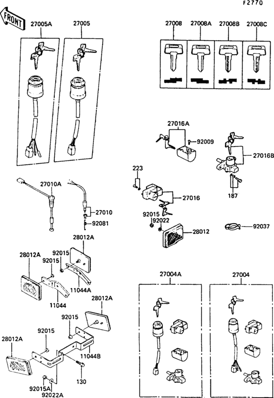 Ignition switch(1/2) (ar50-c7)