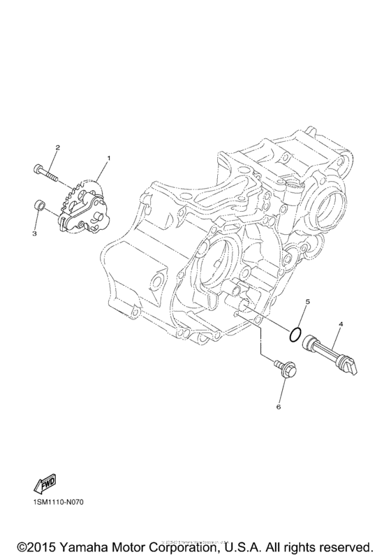 YZ250FFW Масляный насос