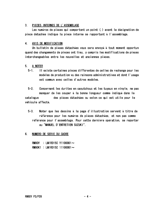 RM80 Catalog preface