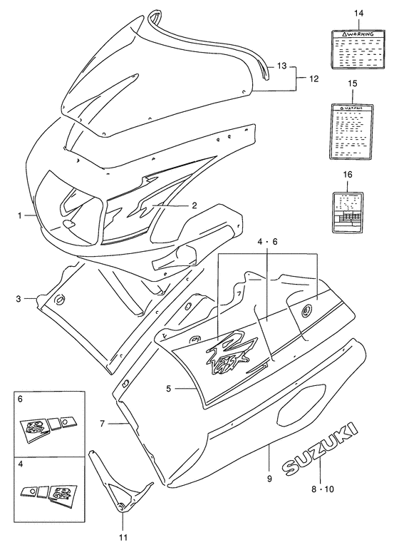 Cowling body