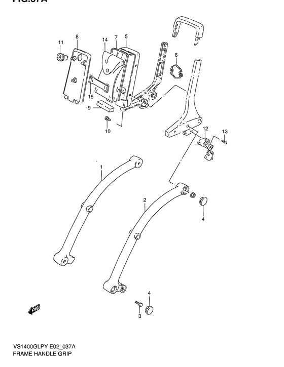 Frame handle grip