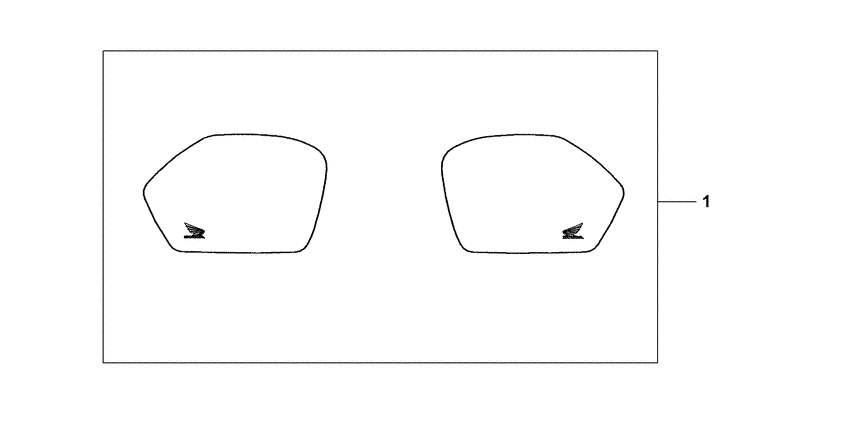 CBF500 Pannier cover set