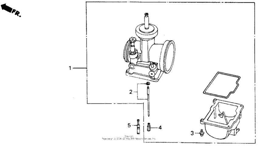 Carburetor optional kit 85-89