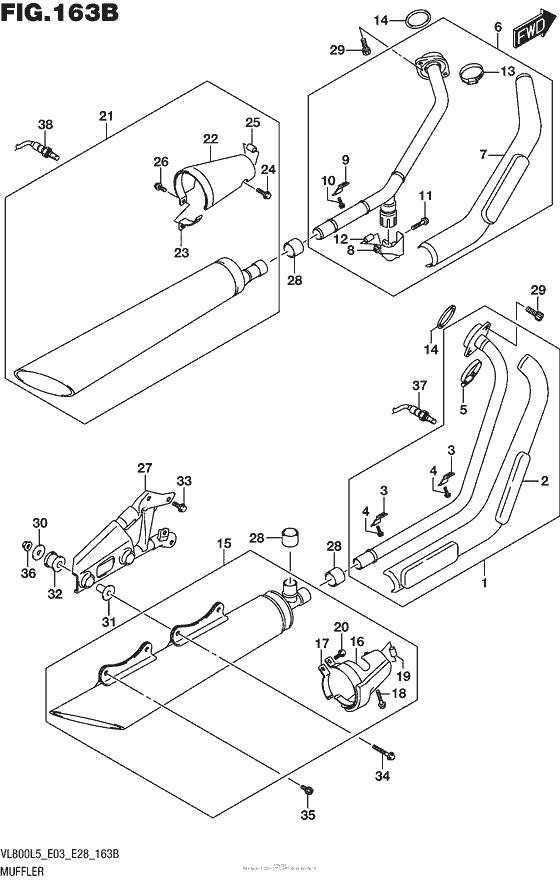 Muffler (Vl800L5 E33)