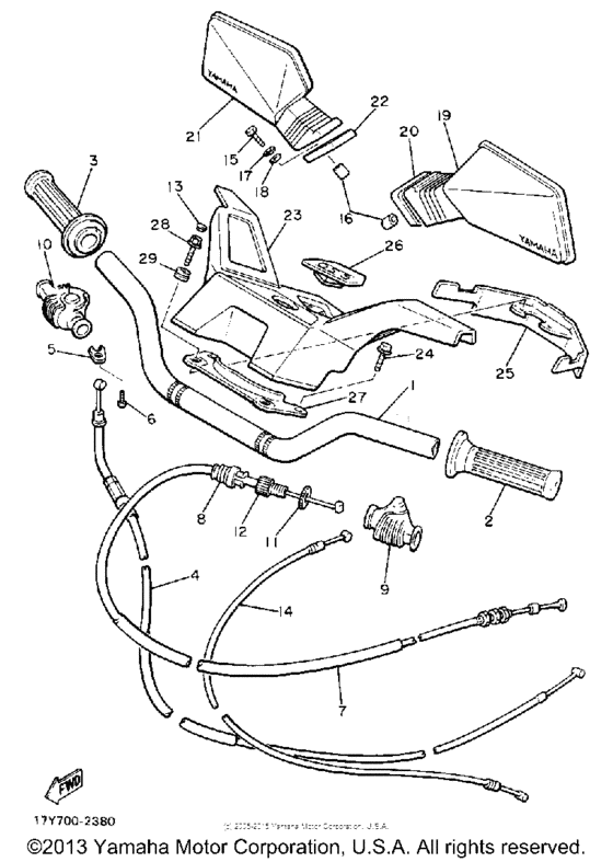 Handlebar-cable