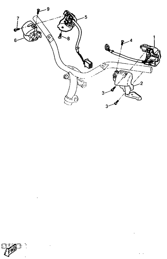 Handle switch. lever
