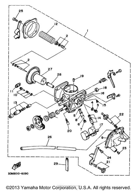 XV250 Карбюратор