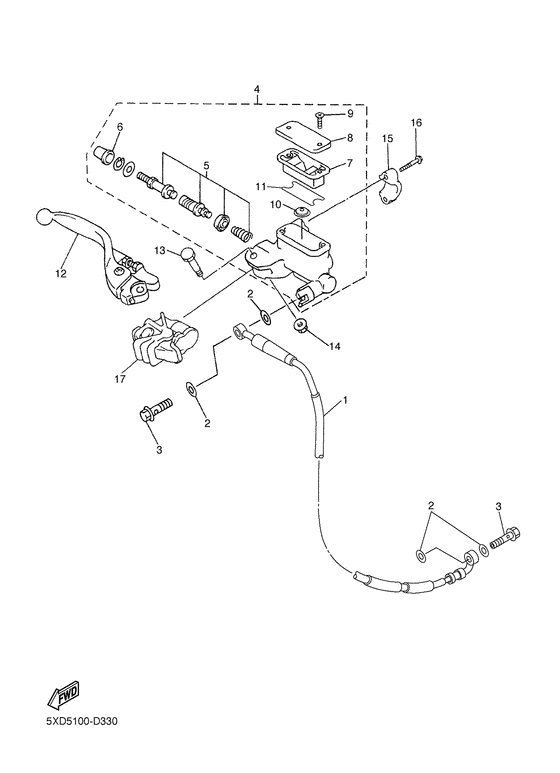  Главный тормозной цилиндр