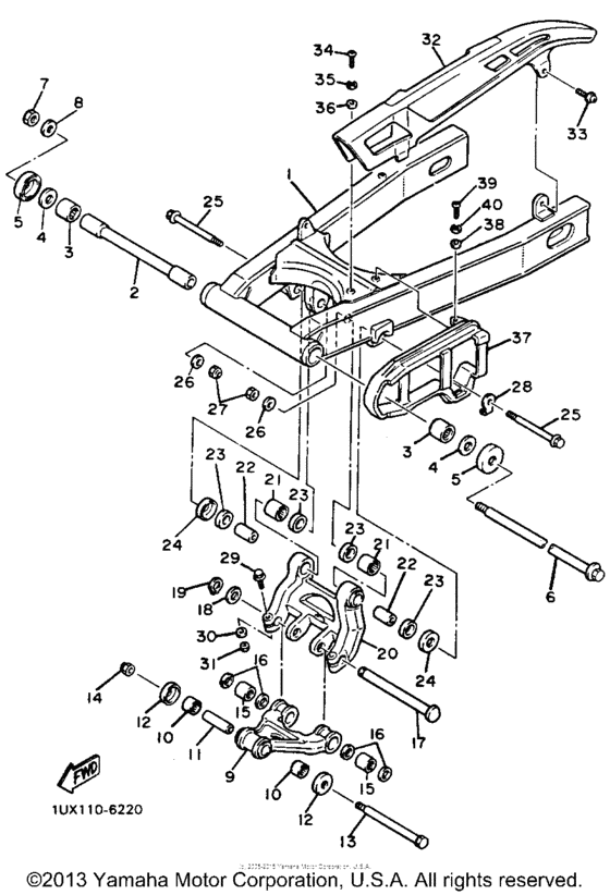 FJ1200S Бугель