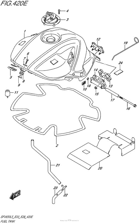 Fuel Tank (Sfv650Al5 E33)