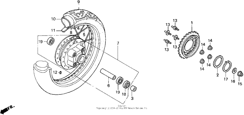 Rear wheel (1)