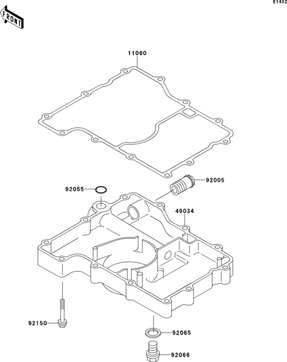 Breather body/oil pan