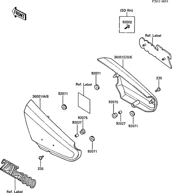 ZL1000 Боковые обтекатели