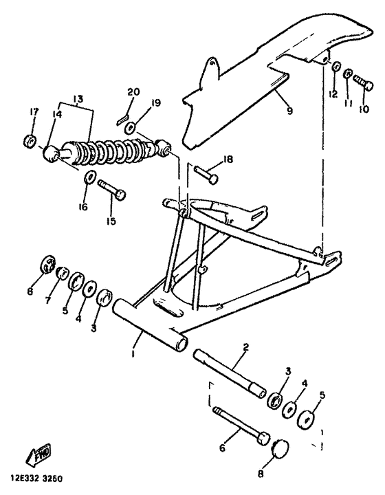 Rear arm. suspension
