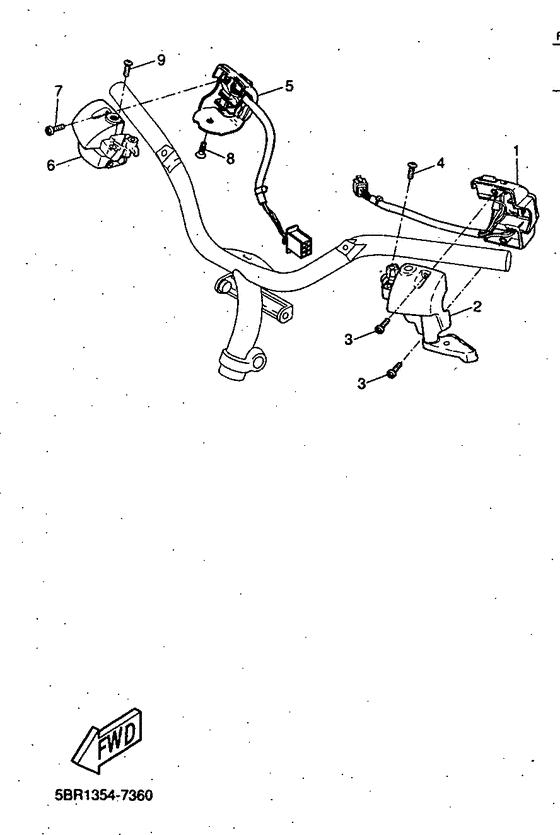 Handle switch. lever