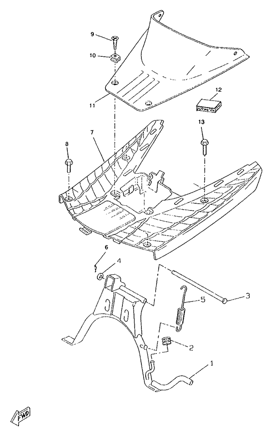 CW50RS Soporte, apoyapie